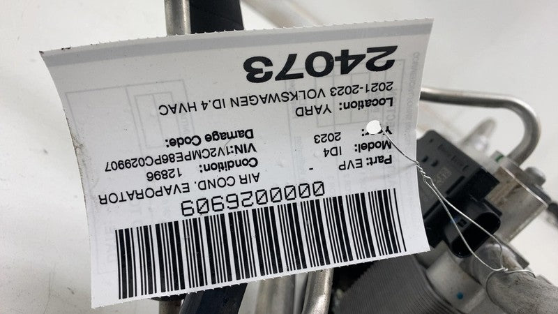 1EA 816 111 B ⭕ 2021-2023 ID.4 HVAC A/C Heater Evaporator Core w/ Valve & Hose Line 1EA816111B