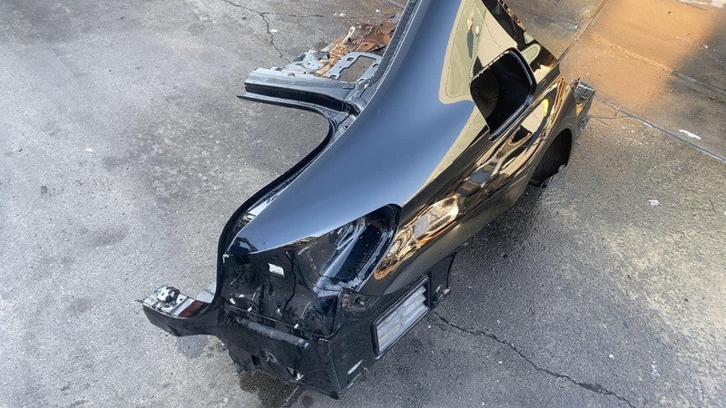 108735714 2021 BMW 530e Rear Passenger Quarter Panel Structural Cut Out Right RH Black 668