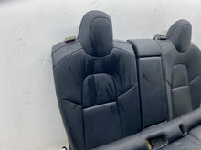 ⭕ 17-20 Tesla Model 3 Rear Left & Right Black Leather Seat Cushion Upper & Lower