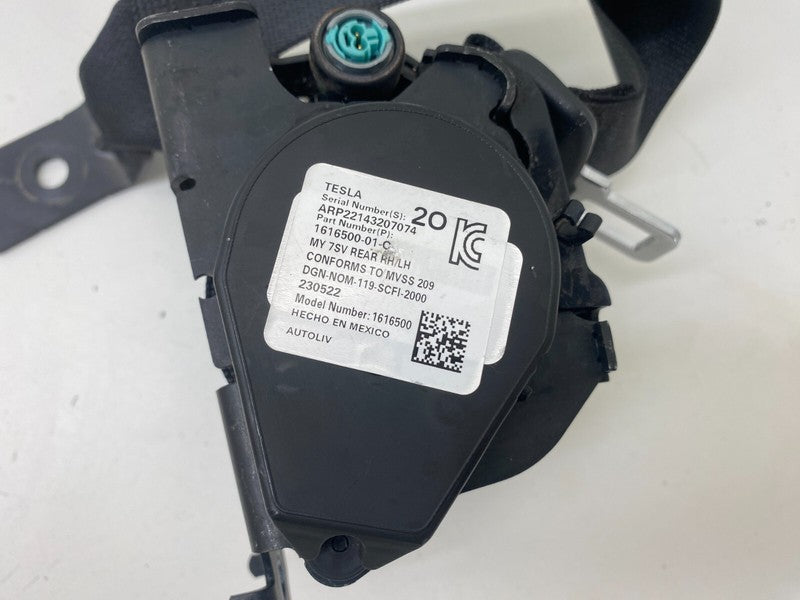 ⭕ 20-24 Model Y MY Rear Left or Right 2nd Row Seat Belt & Retractor 16