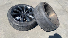 ⭕ 16-20 Model X Rear Wheel Rim 22X10J+35MM w/ Tire 285/35/ZR22 1027247-00-F x2