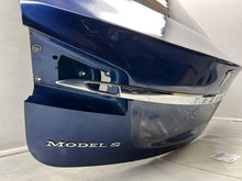 ⭕ 2012-2015 Tesla Model S Rear Tailgate Hatch Panel & Liftgate Glass Blue - PPSB