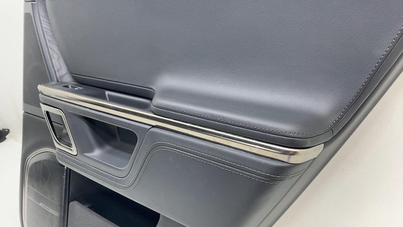 PT00001245 ⭕2022-2024 Rivian R1T R1S Rear Right Door Panel Trim Card Cover Black PT00001245