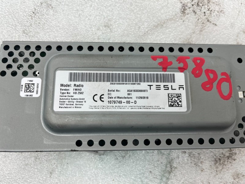 107974900D ⭕ 2017-2023 Model 3 Harman Becker FM/HD Audio Radio Receiver Module 1079749-00-D