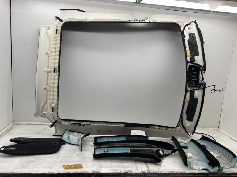 100745702C 2016-2020 Tesla Model S SET of Ceiling Headliner Sunvisor Upper A + B + C-Pillar