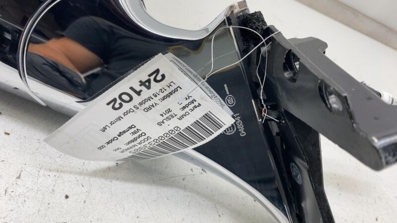 1041317-00-A ⭕12-15 Model S Driver Exterior Rear View Door Mirror Left Blue PMMB 1041317-00-A