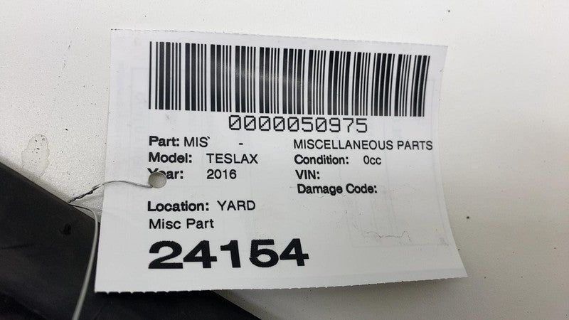 2016-2020 Tesla Model X MX Front Driver Side Underhood Apron Trim Cove