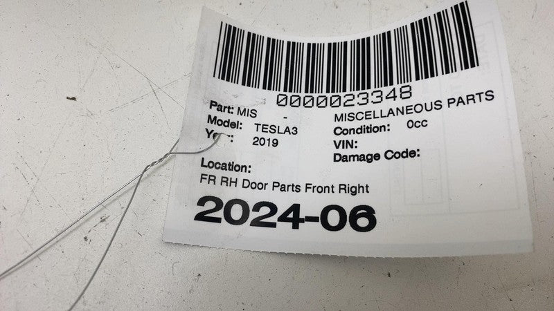 1081832 00 H 2017-2020 Tesla Model 3 Front = Rear Right Outside Door Handle Exterior Outer RH