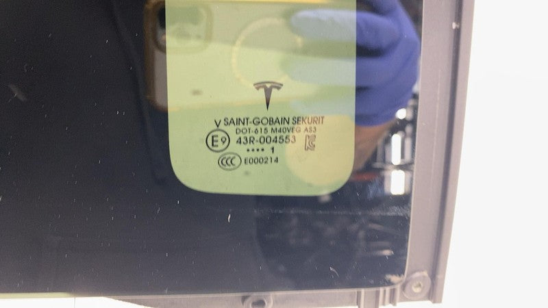 ⭕ 2021-2025 Tesla Model X Rear Passenger Side Door Quarter Fixed Glass