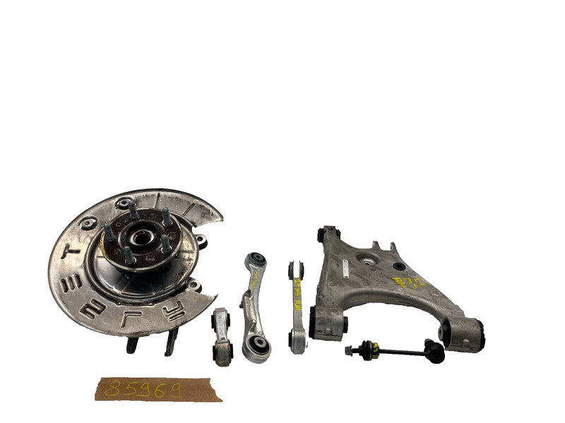⭕ 16-20 Model S X Rear Left Knuckle w/ Wheel Hub & Control Arm Link 1021416-00-D