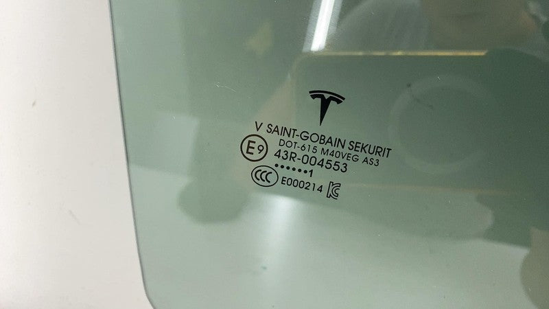 ⭕ 2020-2023 Tesla Model Y Rear Passenger Door Window Glass Single Pane