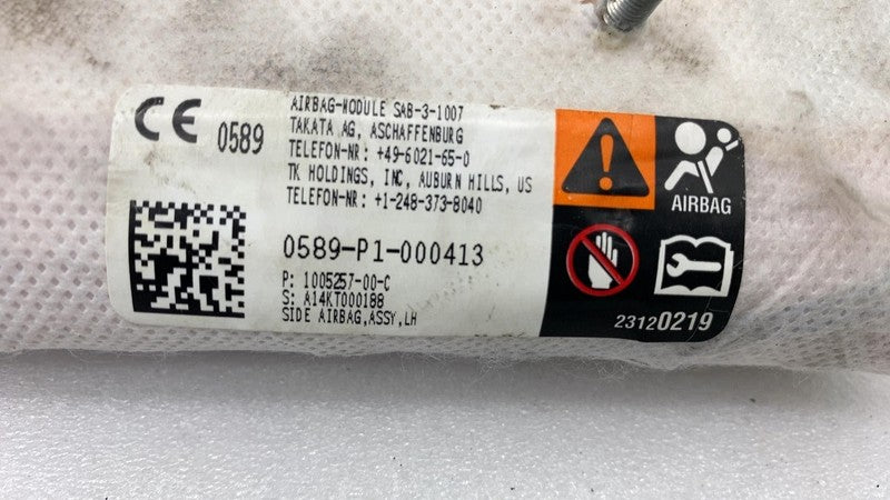 ⭕ 2012-2017 Tesla Model S MS Front Driver Side Seat Airbag Left OEM 10