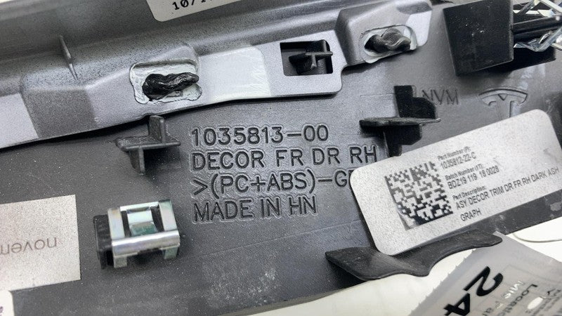 ⭕ 16-20 Model X Front & Rear Left & Right Door Molding Trim 1035812-22