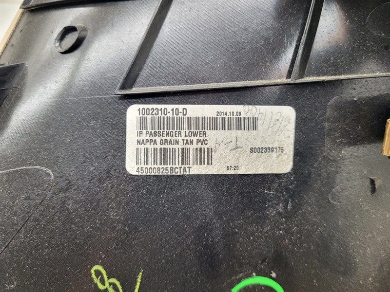 100231010D ⭕12-15 Model S Front Right Dash IP Lower Glove Box Trim Cover Panel 1002310-10-D