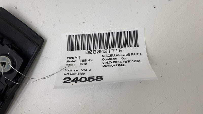 ⭕ 16-20 Tesla Model X Left B-Pillar Applique Trim Molding w/ Camera 10