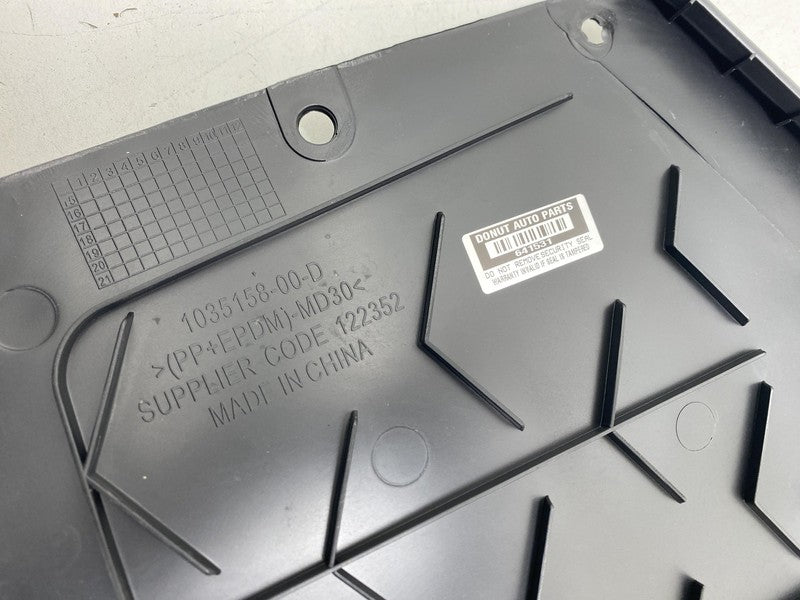 1035158-00-D 2016-2020 Model X Front Bumper Undertray Lower Aero Shield Diffuser 1035158-00-D