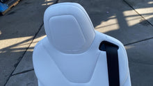 ⭕ 2016-2020 Tesla Model X MX Rear Driver Side 2nd Row Seat Left LH Leather White