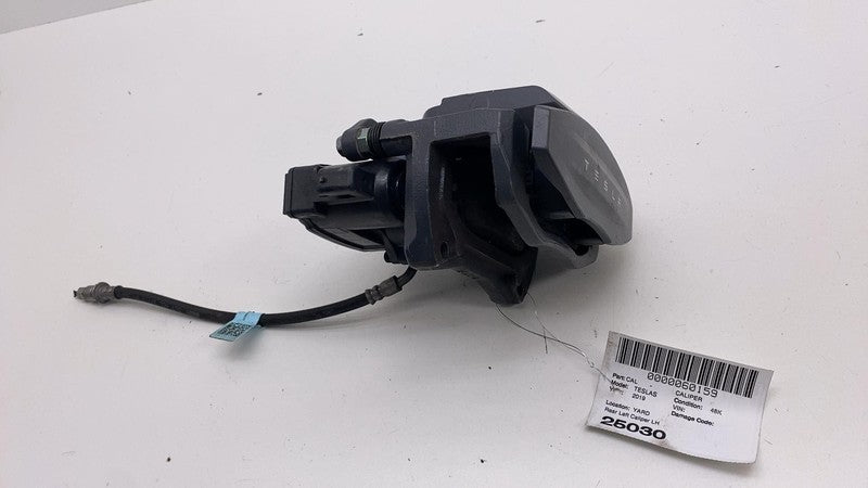 1078541 00 B ⭕ 2019-2021 Tesla Model S X Rear Left Caliper w/ Brake Hose Line LH 1078541-00-B