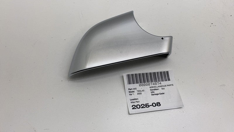 2287.3006 ⭕ 2017-2020 Tesla Model 3 Right Exterior Door Mirror Lower Cap Trim Cover Chrome