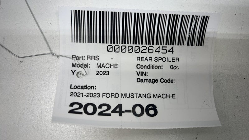 ⭕ 21-23 Ford Mustang Mach-e Tailgate Liftgate Roof Spoiler Black LJ8BR