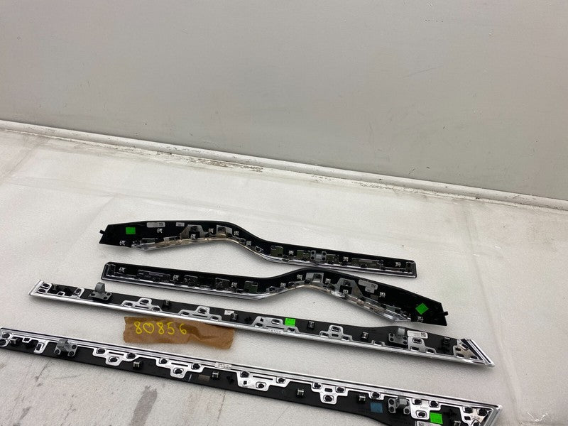1036081 ⭕2016-2020 Tesla Model X SET of Front & Rear Left & Right Door Molding Trim Assy