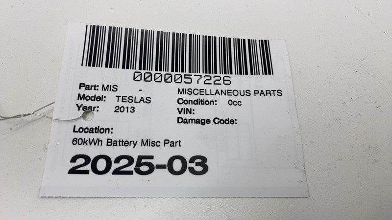 1008442-00-B ⭕ 12-15 Tesla Model S HV Battery Rapid Mate Ancillary Plate Module 1015753-00-A