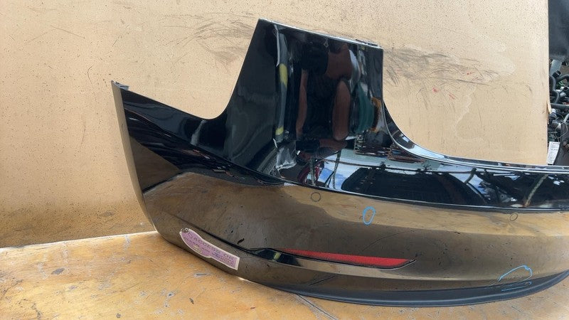 ⭕ 2017-2022 Tesla Model 3 Rear Bumper Cover w/ Park Sensor & Harness Black PBSB