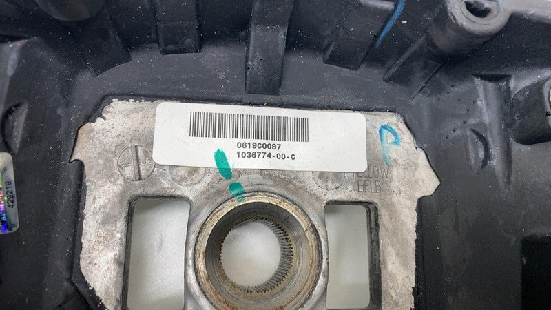 2012-2020 Tesla Model S X Driver Steering Wheel Black Assembly 1036774