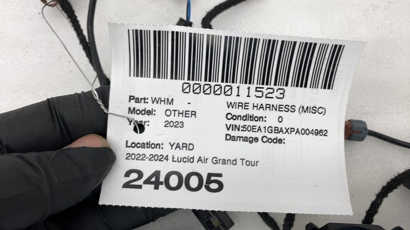 ⭕ 2022-2024 Lucid Air Grand Touring Wiring Harness Cable Wire Assy P11