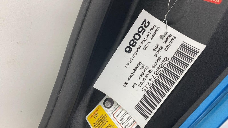 ⭕ 2014-2020 BMW i3 I01 Rear Driver Side Door Shell Panel Left Assy OEM Blue C01