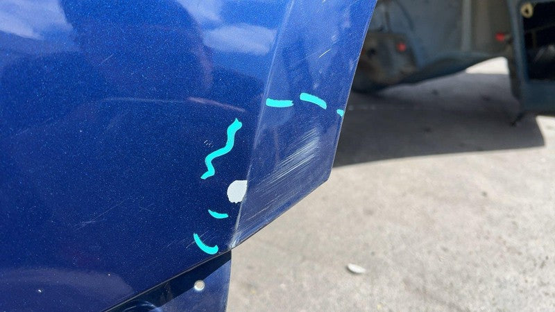 ⭕ 2017-2020 Tesla Model 3 Rear Right Quarter Panel Structural Cut Out Blue PPSB