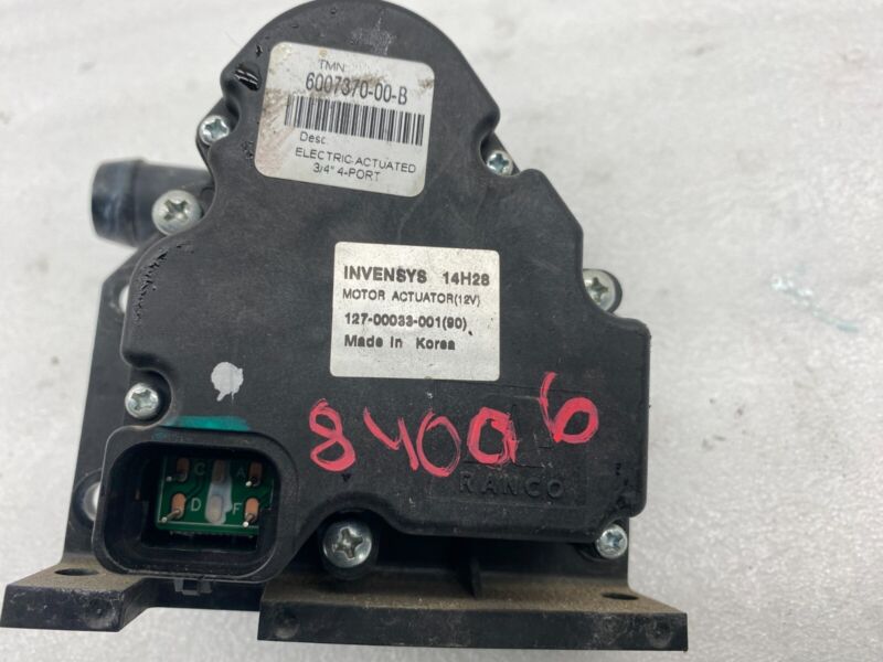 6007370 00 B 2012-2020 Tesla Model S Coolant Pump Cooling Valve Actuator 4-Way Assembly OEM