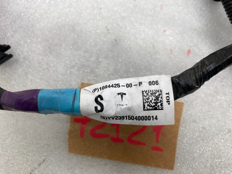 100442500P ⭕ 12-20 Tesla Model S Rear Door Wiring Harness Cable Wire Loom Left 1004425-00-P
