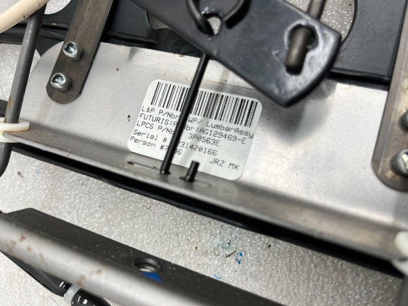 AG131033 ⭕ 12-15 Model S Front Left or Right Lumbar Upper Seat Frame w/ Motor AG129469-E
