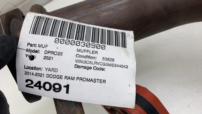 82172076 ⭕ 2014-2021 RAM ProMaster 2500 3.6L Exhaust Muffler Resonator Pipe Assy 82172076
