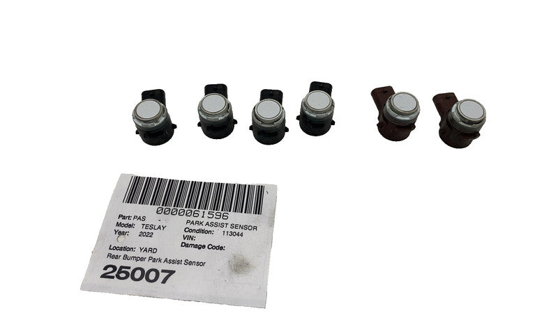 112750211D 16-23 Model S 3 X Y Bumper Parking Assist Sensor White 1127503-11-D/1127502-11-D