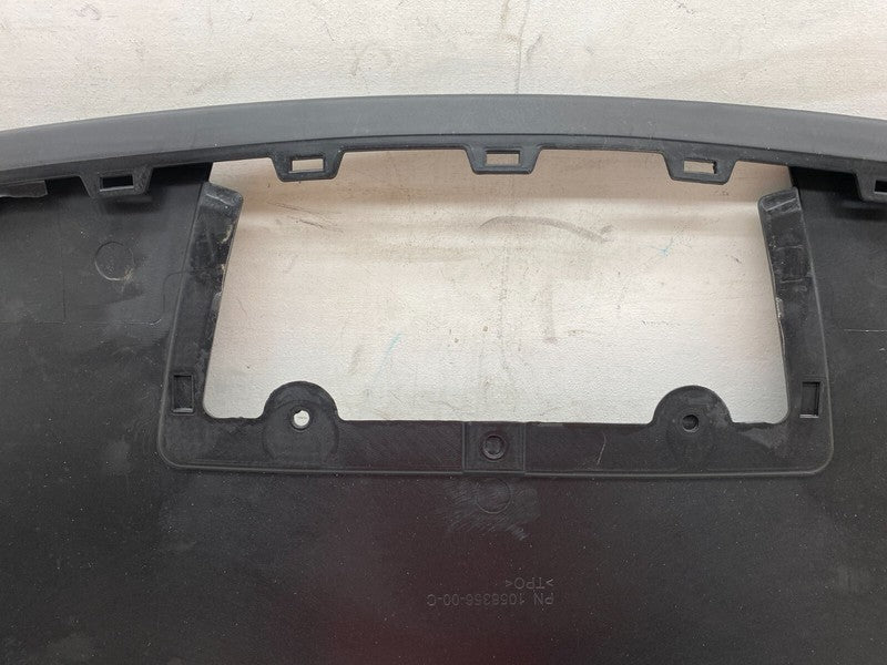 1058356 00 C 2016-2020 Tesla Model X Rear Bumper Under Tray Shield Diffuser Protective Board