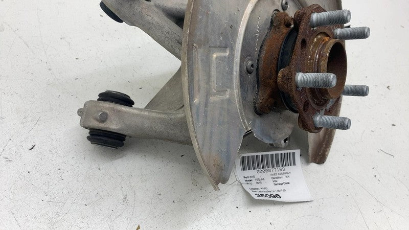 104441100F ⭕ 2017-2023 Tesla Model 3 Rear Left Spindle Knuckle w/ Hub & Shield 1044411-00-F