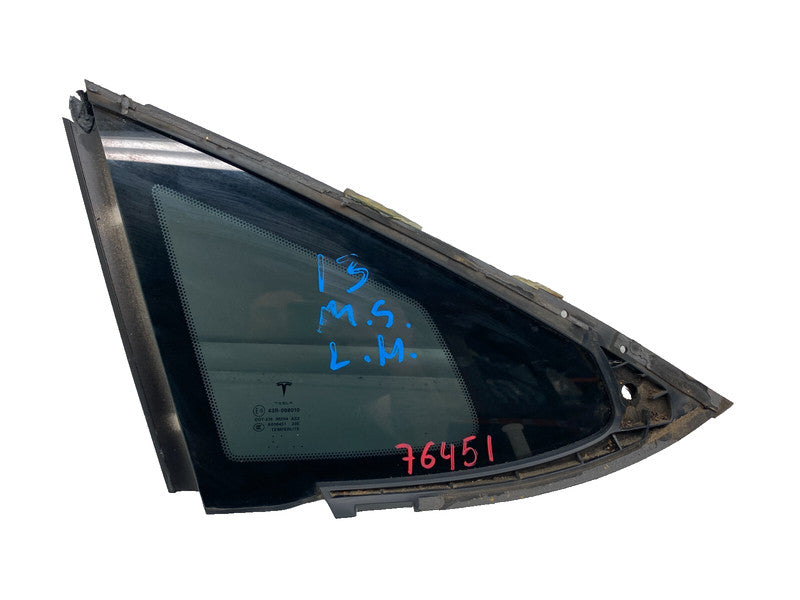 ⭕ 2012-2020 Tesla Model S Rear Driver Side Quarter Fixed Glass Left LH Assembly