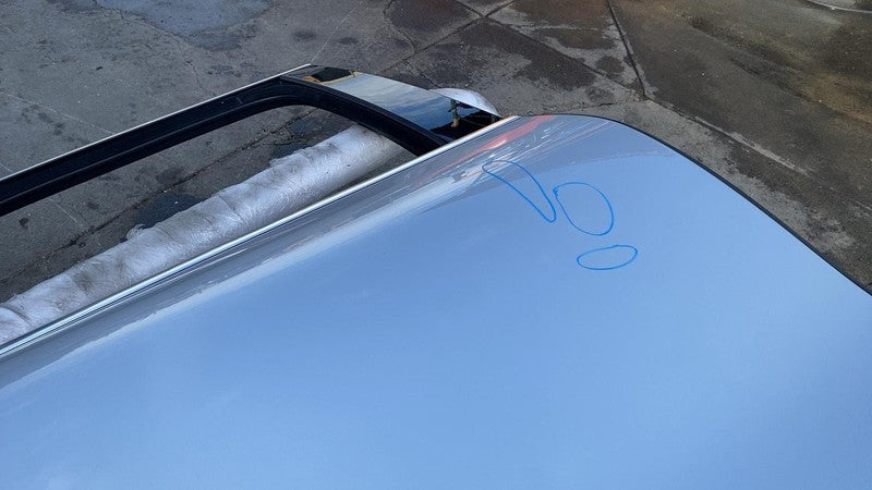 2011-2018 Porsche Cayenne Rear Passenger Side Door Shell Panel Right Silver LX7W