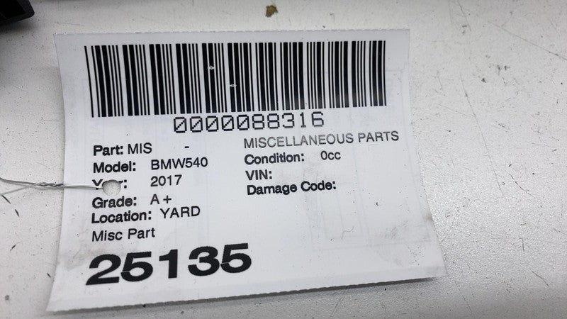 ⭕ 2017-2020 BMW 540i Front Right Side Windshield Sunvisor Black Sun Vi