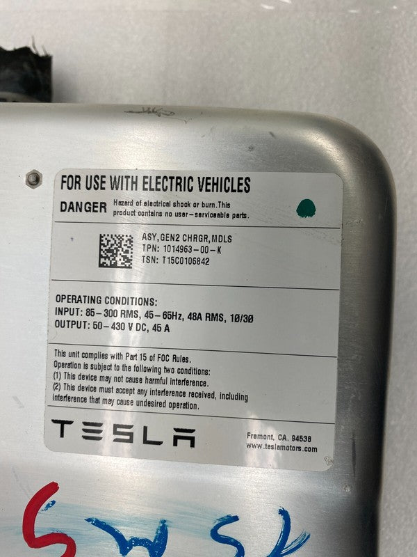 1014963 00 K ⭕2012-2015 Tesla Model S Onboard Charger Module Charging Unit Gen 2 1014963-00-K