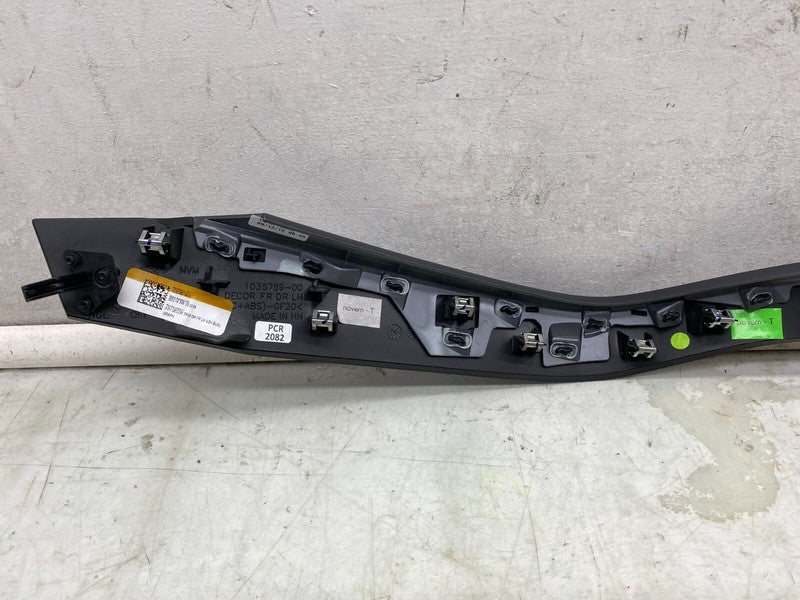 103578819C ⭕ 16-20 Model X MX Front Driver Side Door Decor Trim Ash Burl Left 1035788-19-C