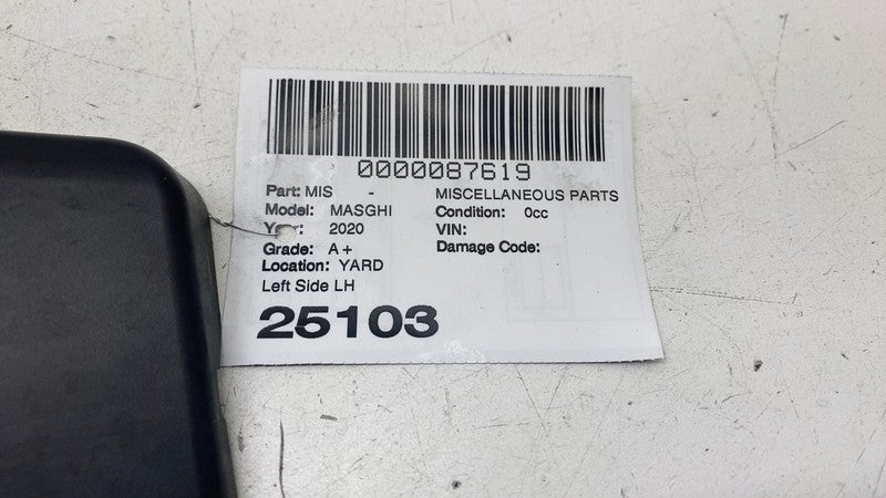 670148472 ⭕ 14-21 Maserati Ghibli Left Exterior B-Pillar Applique Molding Cover 670148472