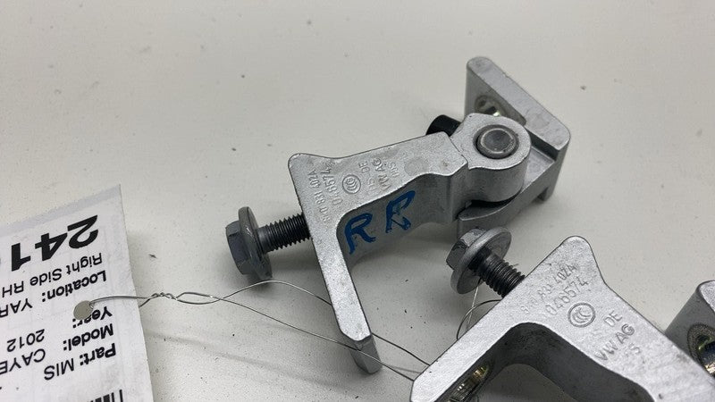 8K0831402A 2011-2018 Porsche Cayenne S Rear Passenger Side Upper & Lower Door Hinge Right