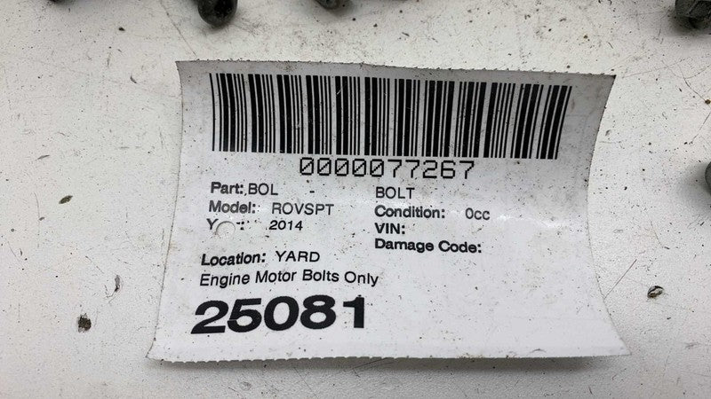 ⭕ 2014-2017 Land Rover Range Rover Sport Engine Motor Bolts Only
