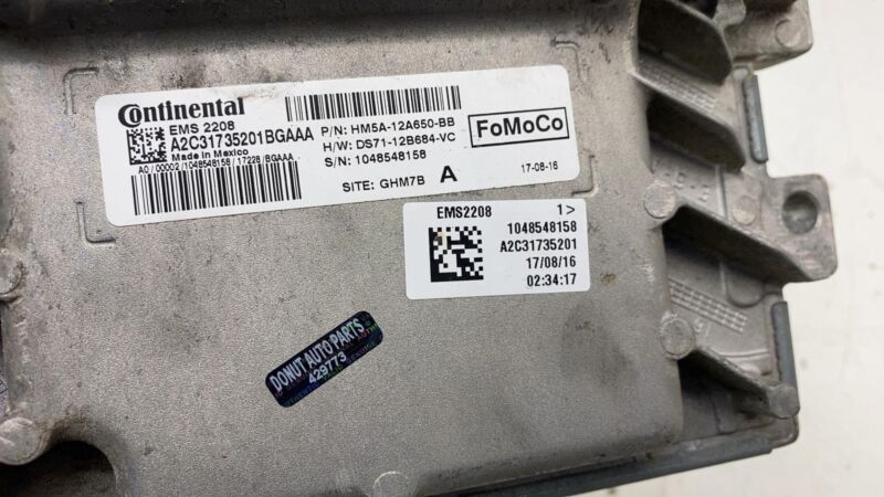HM5A 12A650 BB 2016 2017 2018 Ford C-Max Engine Control Computer Module Unit HM5A-12A650-BB