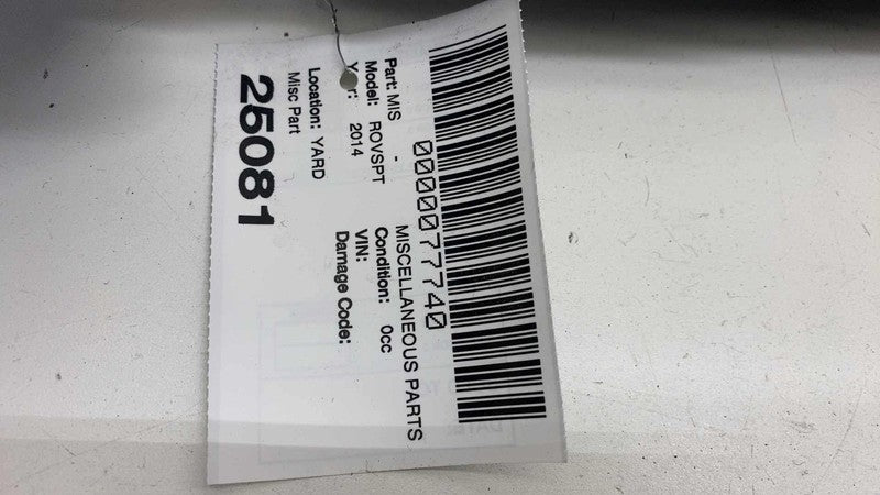 ⭕ 2014-2022 Range Rover Sport Rear Driver Side Trunk Floor Cover Trim 