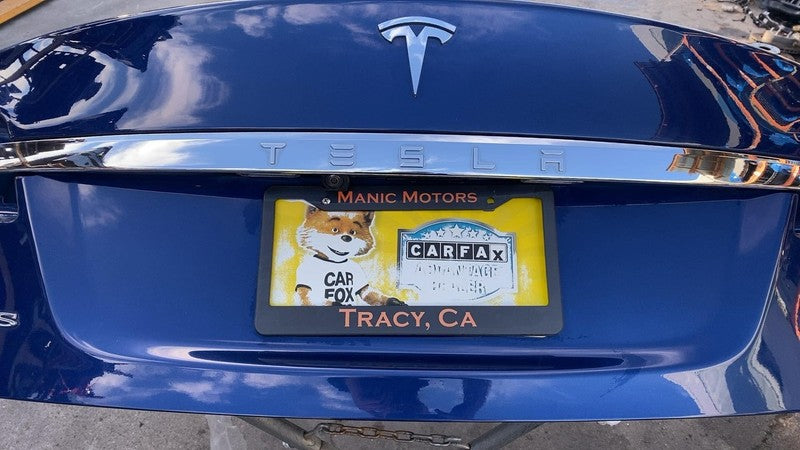 ⭕ 12-15 Tesla Model S Rear Liftgate Trunk Lid Tailgate Hatch Shell Blu