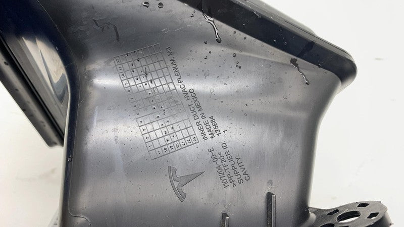 110720400E 2017-2023 Tesla Model 3 Thermal Heater Cabin HVAC Inlet Plenum Duct 1107204-00-E